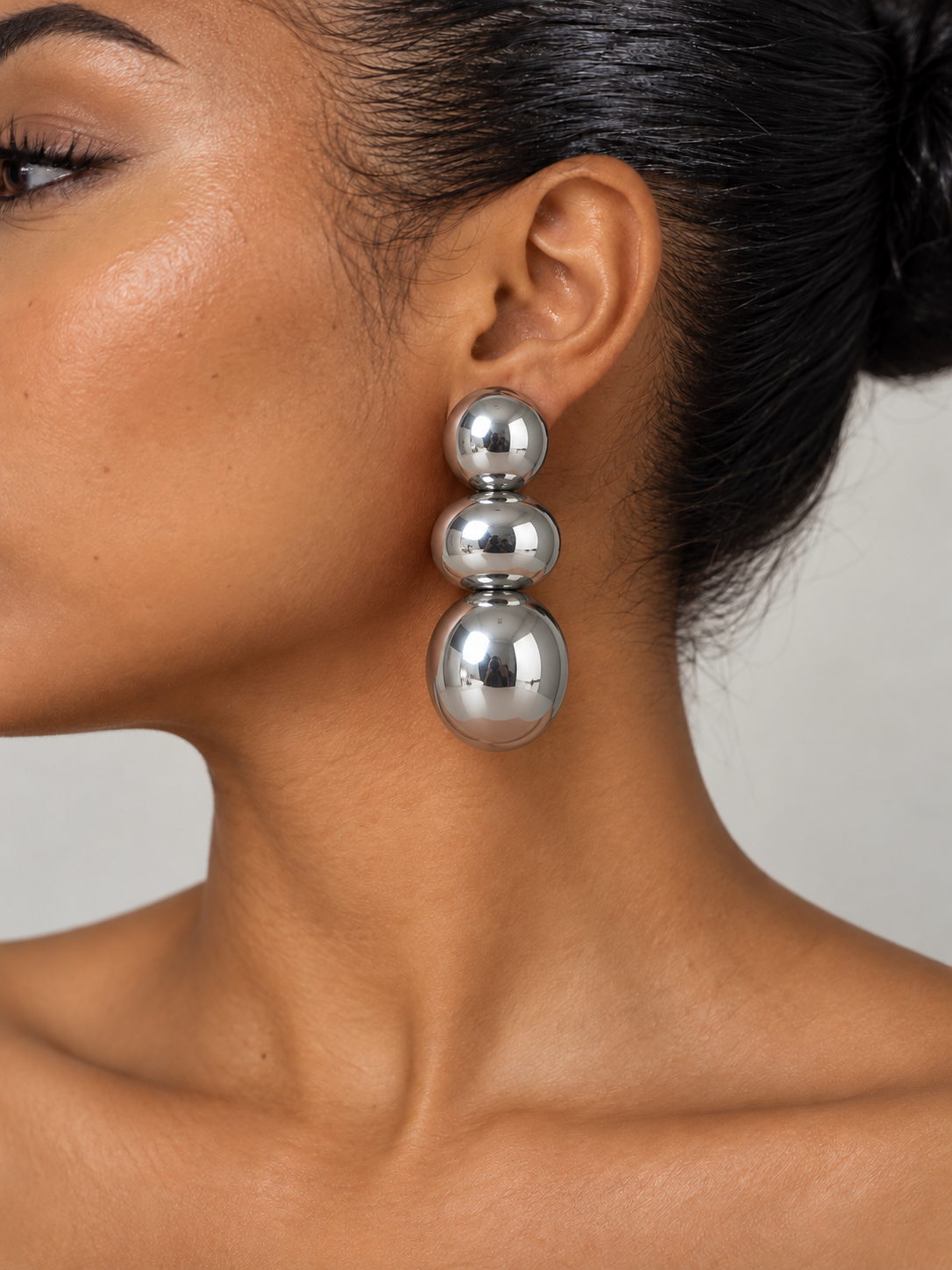 Triple Sat Earrings