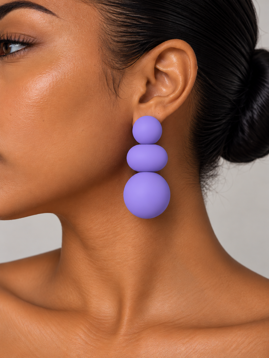 Triple Sat Earrings